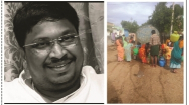 ఊరి దాహం తీర్చిన రియల్ హీరో..లండన్ కోటి